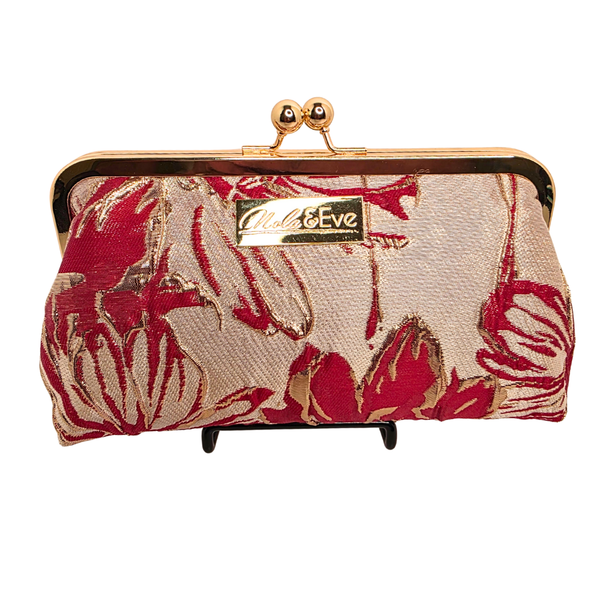 Signature Brocade Classic Kiss-Lock Clutch