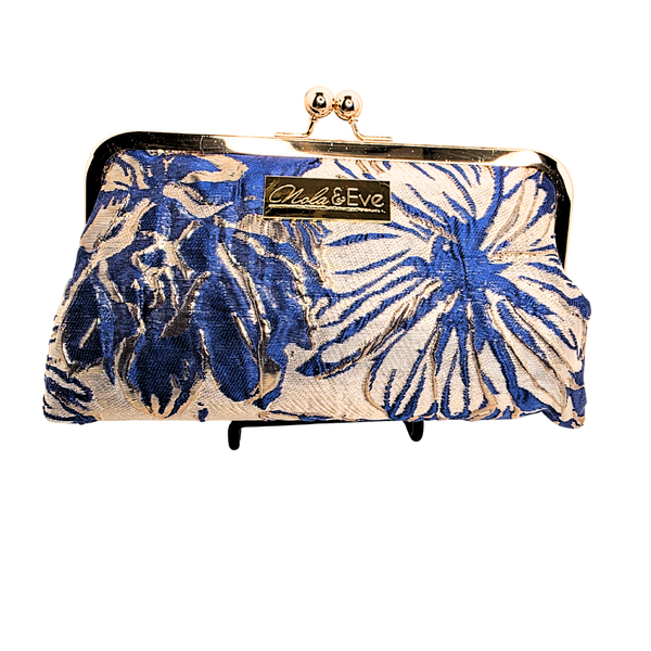 Signature Brocade Classic Kiss-Lock Clutch