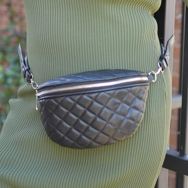 Quilted Fashion Belt Bag