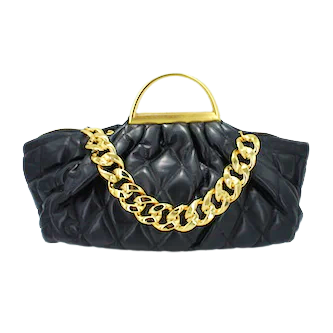 Faux Leather Quilted Bag