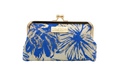 Regal Bloom Classic floral brocade clutch by Nola & Eve with structured frame and detachable chain strap