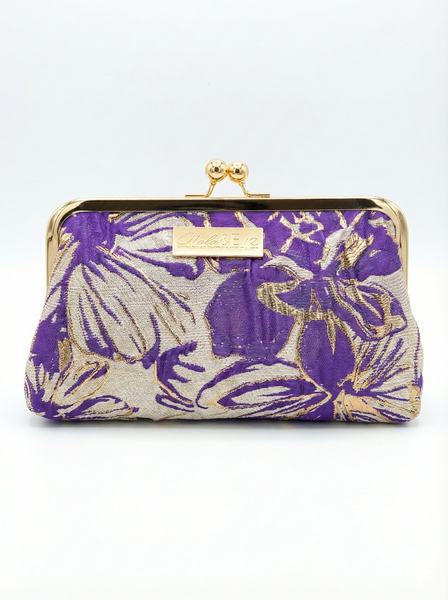 Regal Bloom Classic Kiss-Lock Clutch