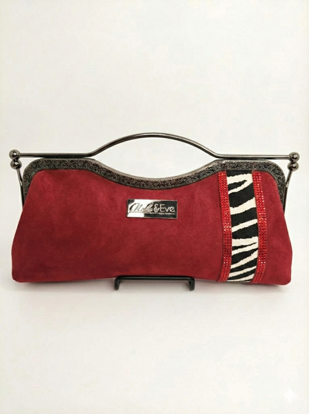 Safari Contemporary Kiss-Lock Clutch